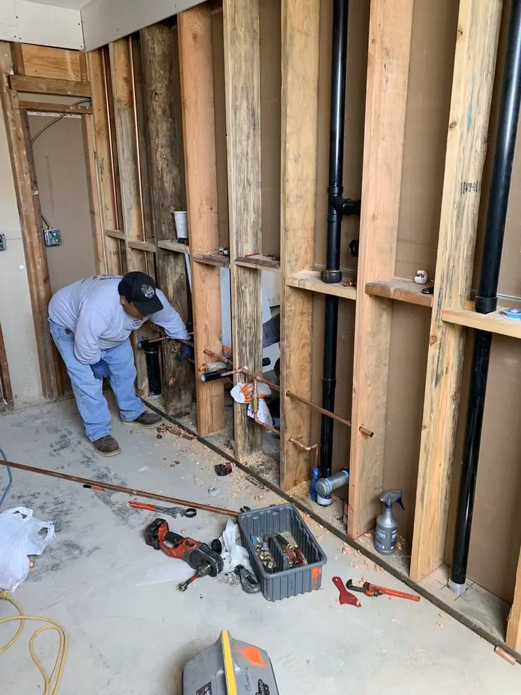 Commercial rough-in plumbing for Water Heater Replacement in Readingsburg